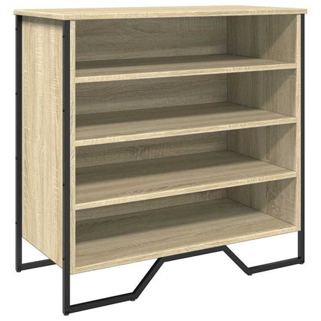 VidaXL skoskab 80x38x78 cm konstrueret træ sonoma eg