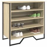 VidaXL skoskab 80x38x78 cm konstrueret træ sonoma eg