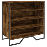 Vidaxx skoskab 80x38x78 cm forarbejdet træ, røget eg
