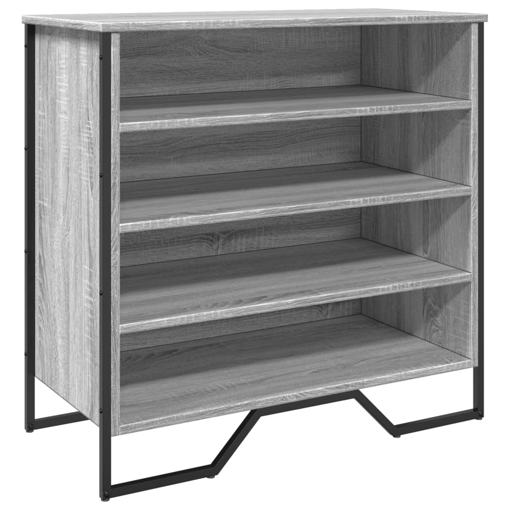 Vidaxx skoskab 80x38x78 cm konstrueret træ grå sonoma eg