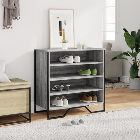 Vidaxx skoskab 80x38x78 cm konstrueret træ grå sonoma eg