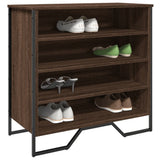 Vidaxx skoskab 80x38x78 cm konstrueret træ brun eg
