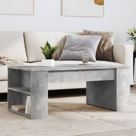 Vidaxl salontafel 102x55x42 cm bewerkt hout betongrijs