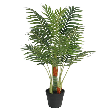 Vidaxl kunstig palme med 3 stammer 85 cm polypropylen grøn