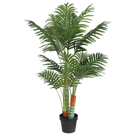 Vidaxl kunstig palme med 3 stammer 120 cm polypropylen grøn