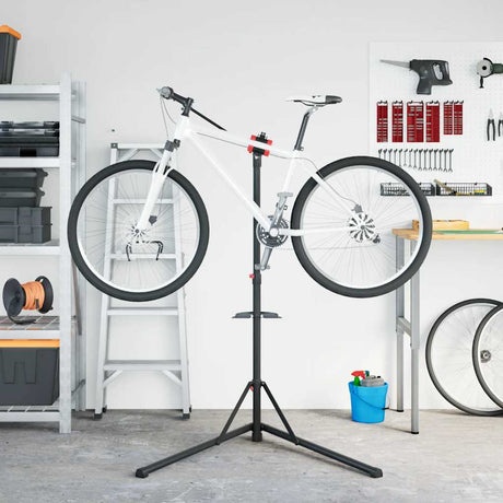 Vidaxx cykelreparationsstander foldbar 92-152 cm stålrød