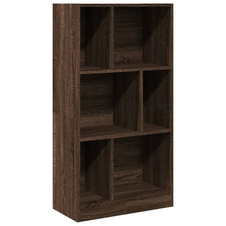 Vidaxl boekenkast 57x28,5x107,5 cm bewerkt hout bruin eikenkleurig