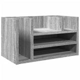 Vidaxx skrivebordsorganisator 44,5x24x25 cm konstrueret træ, grå sonoma eg