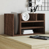 Vidaxx skrivebordsorganisator 44,5x24x25 cm konstrueret træ, brun eg farve