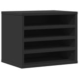 Vidaxx skrivebordsarrangør 36x26x29,5 cm forarbejdet træ sort