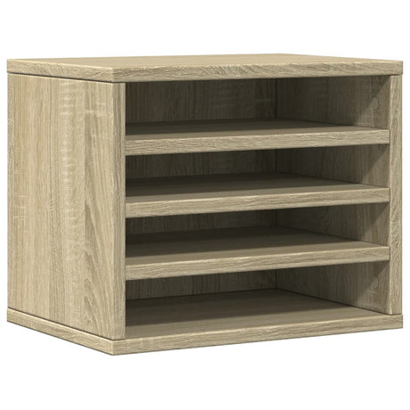 Vidaxxl skrivebordsorganisator 36x26x29,5 cm konstrueret træ sonoma eg-farvet