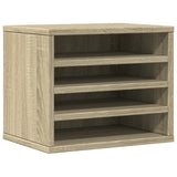 Vidaxxl skrivebordsorganisator 36x26x29,5 cm konstrueret træ sonoma eg-farvet