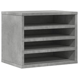 Vidaxx skrivebordsarrangør 36x26x29,5 cm konstrueret træ betongrå
