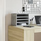Vidaxx skrivebordsarrangør 36x26x29,5 cm konstrueret træ betongrå