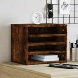Vidaxx skrivebordsarrangør 36x26x29,5 cm forarbejdet træ, røget eg farve