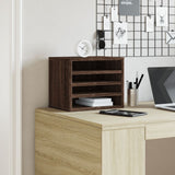 Vidaxx skrivebordsarrangør 36x26x29,5 cm færdig træbrun eg