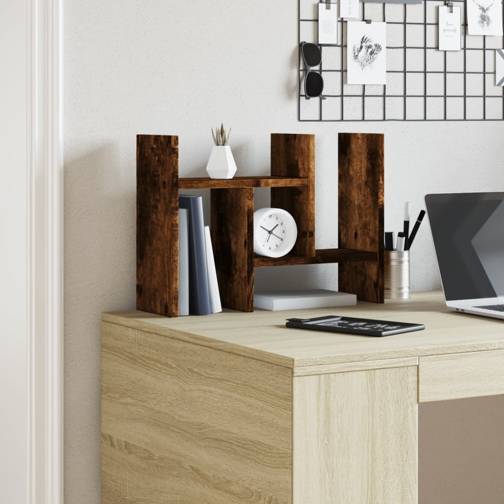 Vidaxx skrivebordsarrangør 34,5x15,5x35,5 cm træ røget eg-farvet