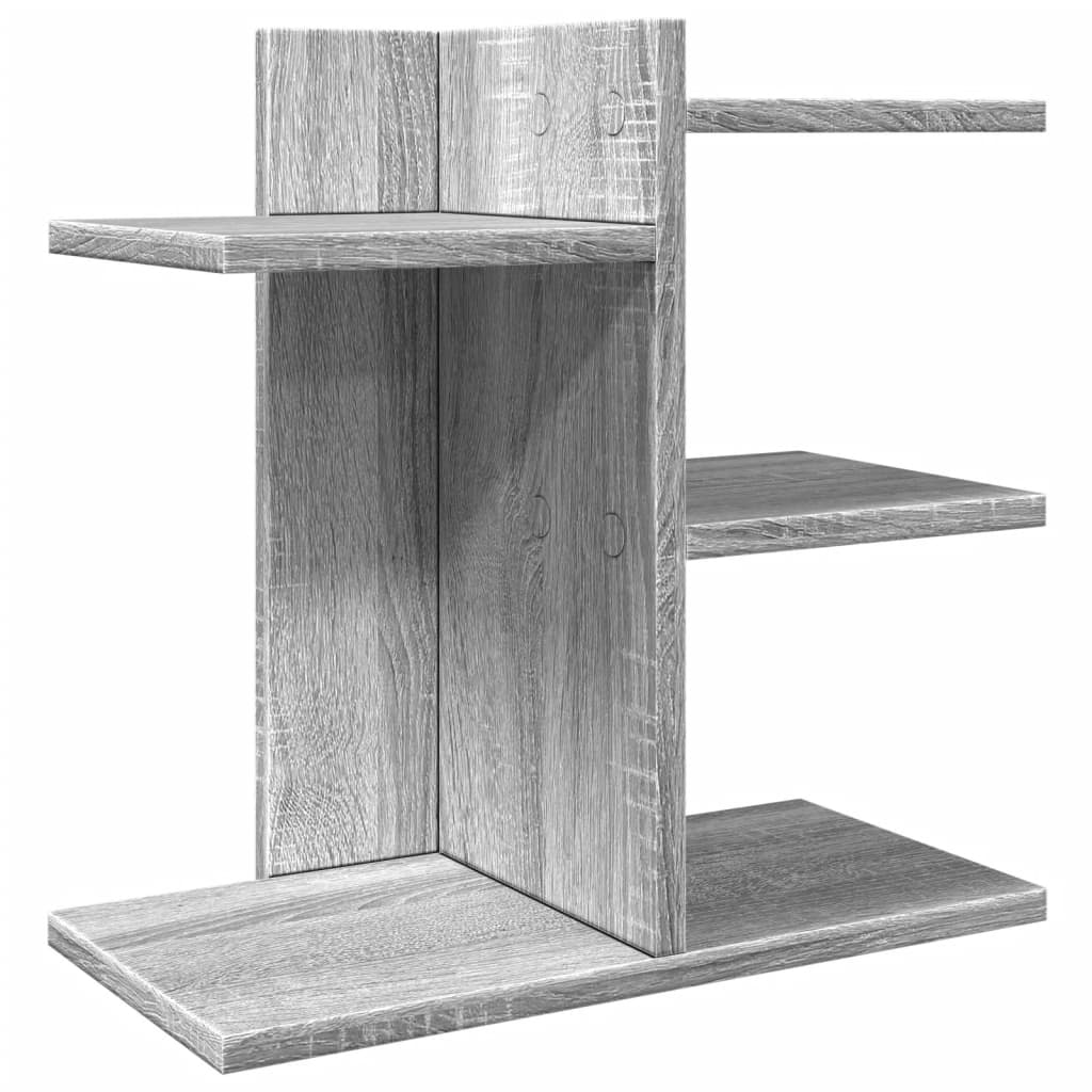 Vidaxx skrivebordsorganisator 42x21,5x42 cm konstrueret træ, grå sonoma eg