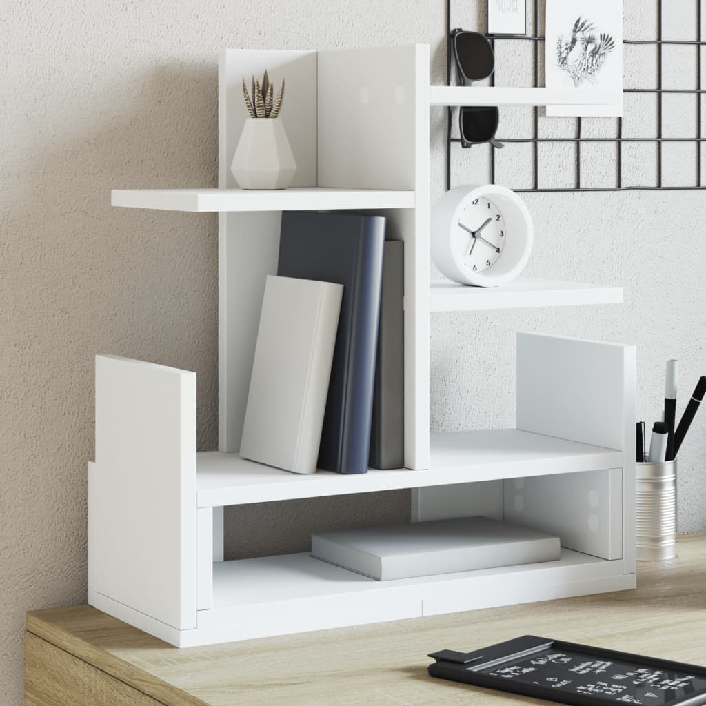 Vidaxx skrivebordsarrangør 49x20x52,5 cm konstrueret træ hvid