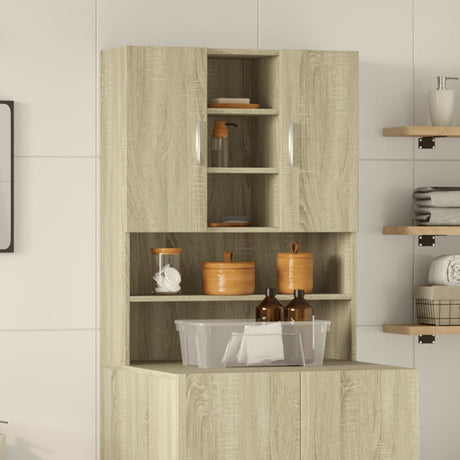 Vidaxx vaskemaskine skab 70,5x24x90 cm sonoma eg-farvet
