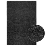 VidaXL tæppe zizur indendørs og udendørs 120x170cm jute look antracit