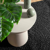 VidaXL tæppe zizur indendørs og udendørs 120x170cm jute look antracit