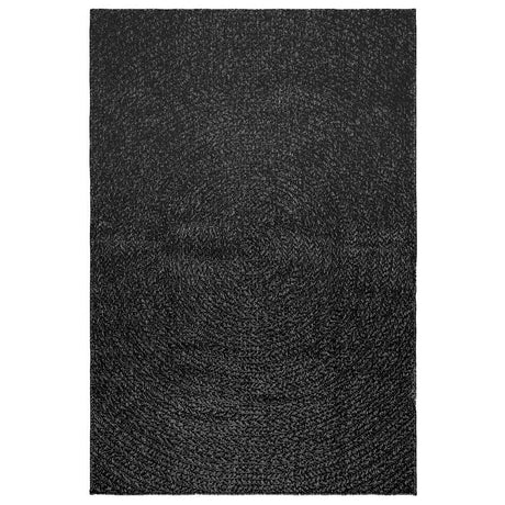 VidaXL tæppe zizur indendørs og udendørs 120x170cm jute look antracit
