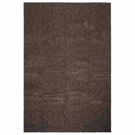VidaXL tæppe zizur indendørs og udendørs 140x200cm jute look antracit