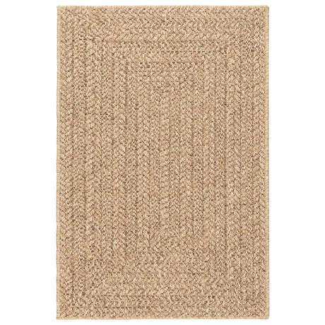 VidaXL tæppe zizur beige indendørs og udendørs 100x200 cm jute look