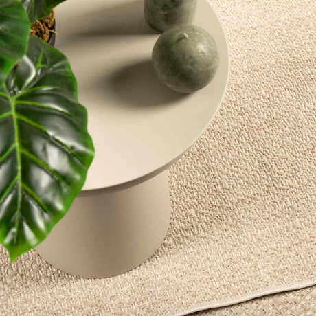 VidaXL tæppe zizur beige indendørs og udendørs 160x230 cm jute look