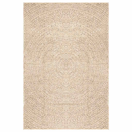 VidaXL tæppe zizur beige indendørs og udendørs 160x230 cm jute look