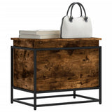 Vidaxx opbevaringsboks med låg 60x40x51,5 cm forarbejdet træ, røget eg
