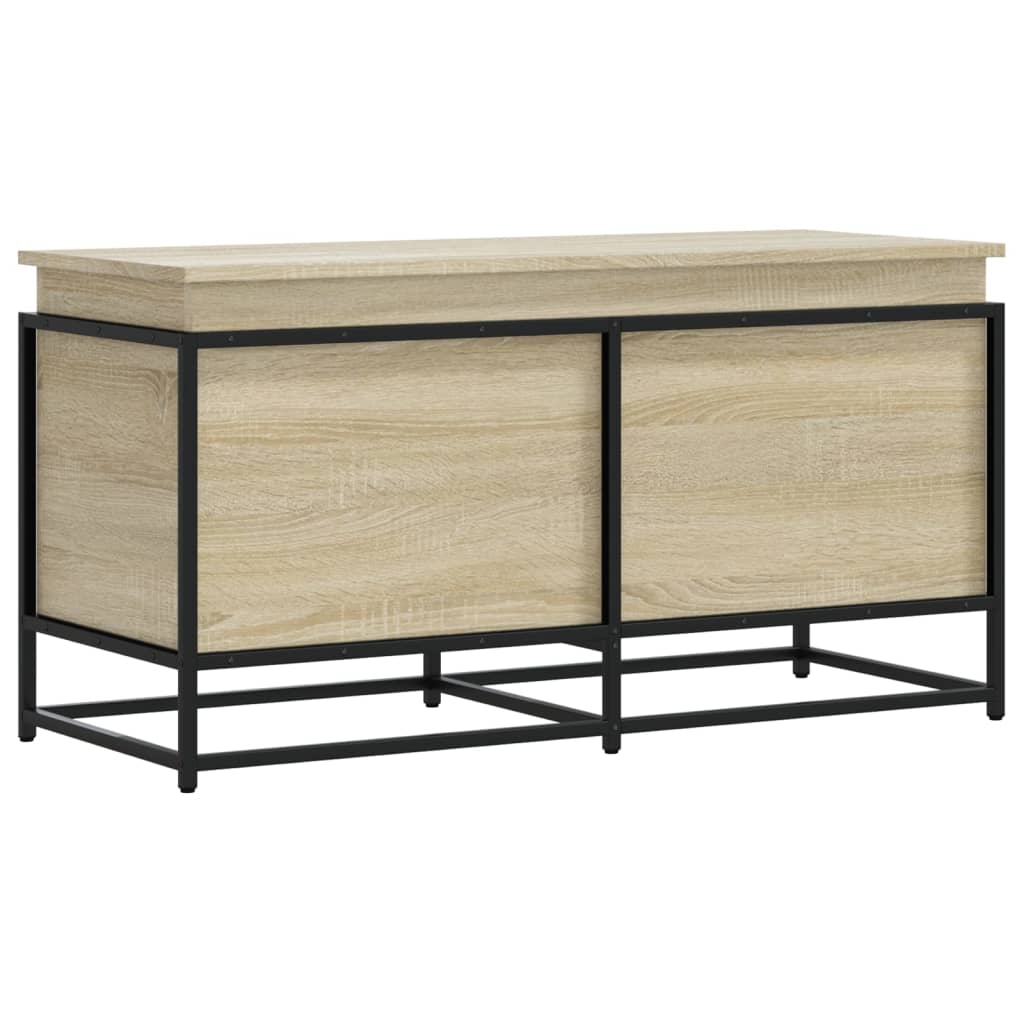 Vidaxx opbevaringsboks med låg 100x40x51,5 cm konstrueret træ sonoma eg