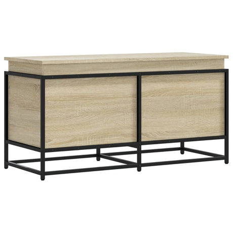 Vidaxx opbevaringsboks med låg 100x40x51,5 cm konstrueret træ sonoma eg