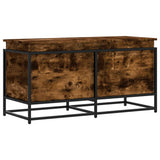 Vidaxx opbevaringsboks med låg 100x40x51,5 cm forarbejdet træ, røget eg