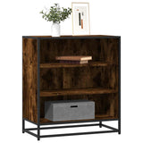Vidaxl dressoir 68x35x76 cm bewerkt hout en metaal gerookt eiken