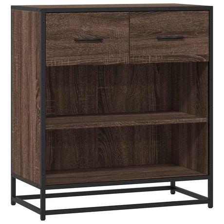Vidaxl dressoir 68x35x76 cm bewerkt hout bruin eikenkleur