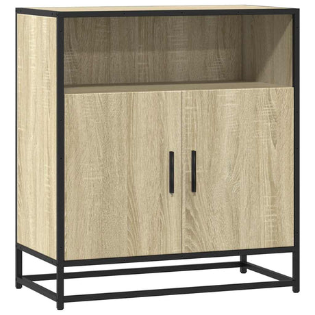 Vidaxl dressoir 68x35x76 cm bewerkt hout sonoma eikenkleurig
