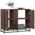 Vidaxl dressoir 94x35x76 cm bewerkt hout bruin eikenkleur