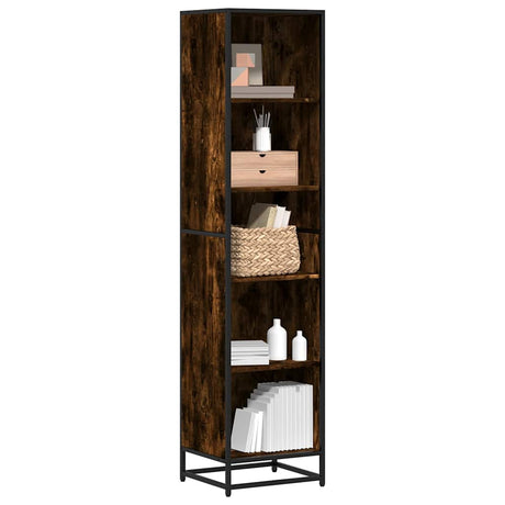 Vidaxl boekenkast 40x35x170,5 cm bewerkt hout gerookt eikenkleurig