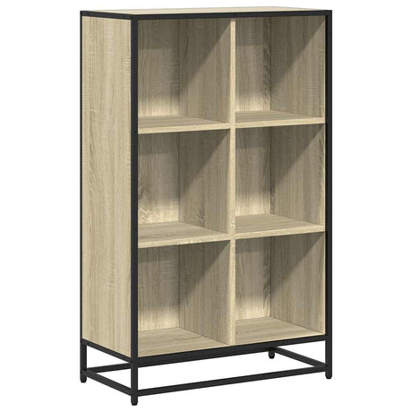 Vidaxl boekenkast 65,5x33x107,5 cm bewerkt hout sonoma eikenkleurig