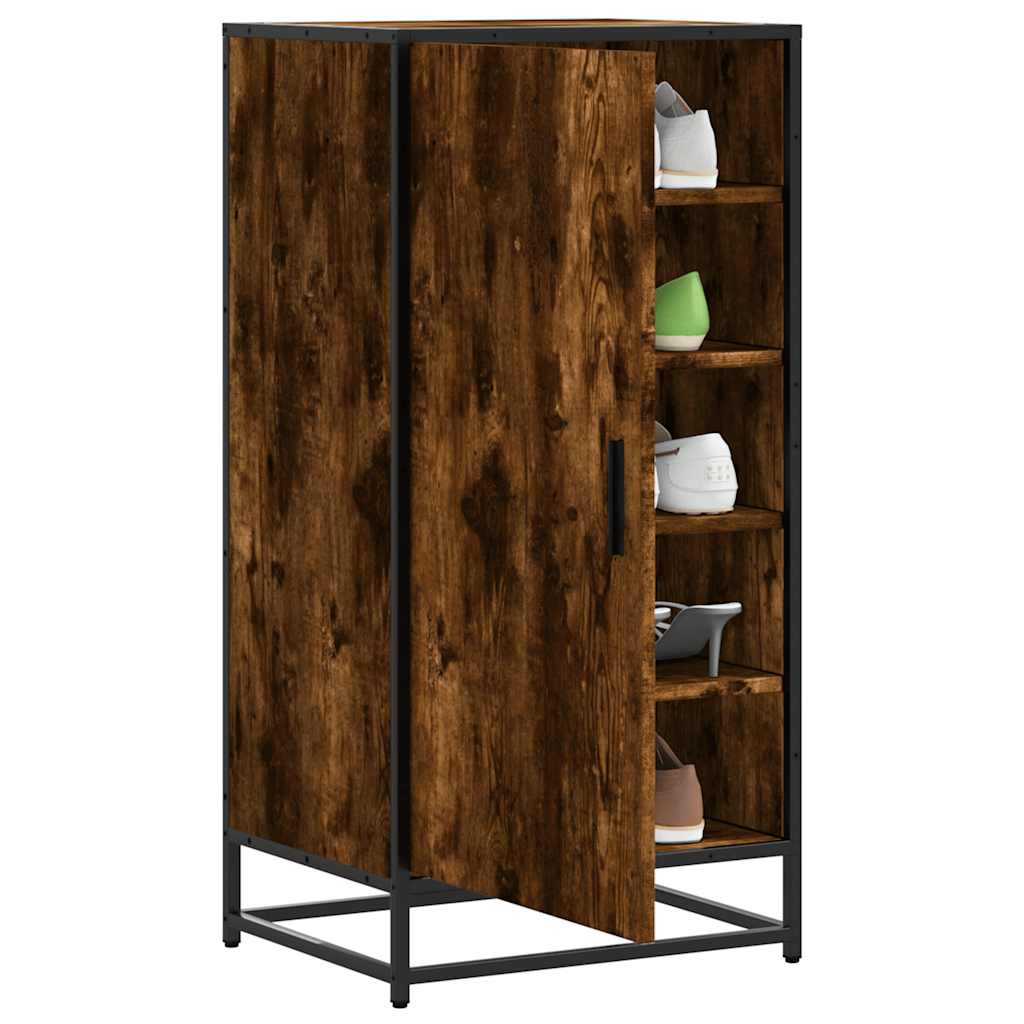 Vidaxx skostativ 48x38x97,5 cm forarbejdet træ, røget eg