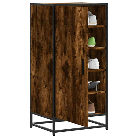 Vidaxx skostativ 48x38x97,5 cm forarbejdet træ, røget eg