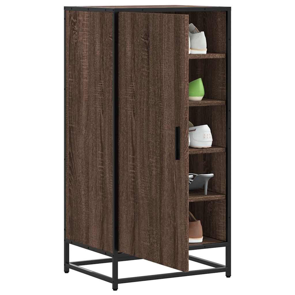 Vidaxx skohylde 48x38x97,5 cm færdigt træ, brun eg