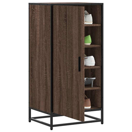 Vidaxx skohylde 48x38x97,5 cm færdigt træ, brun eg
