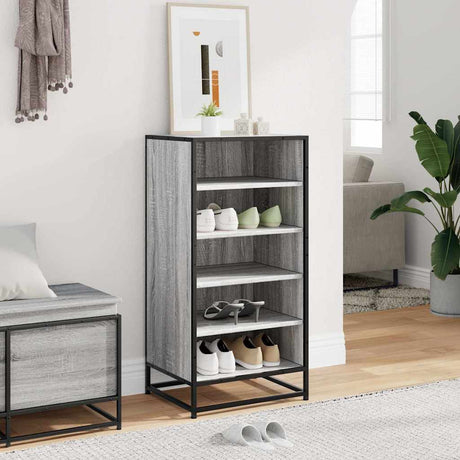Vidaxx skohylde 48x38x97,5 cm færdig trægrå sonoma eg farve