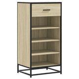 VidaXL skohylde 48x38x97,5 cm konstrueret træ sonoma eg-farvet