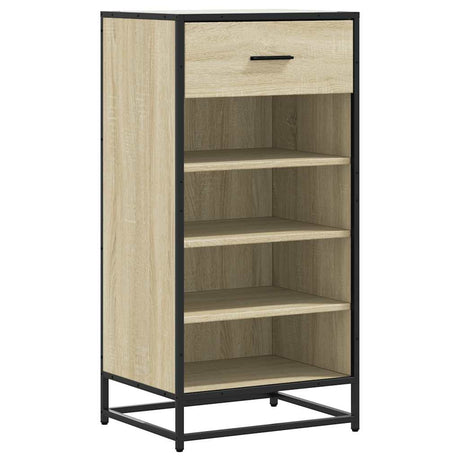 VidaXL skohylde 48x38x97,5 cm konstrueret træ sonoma eg-farvet