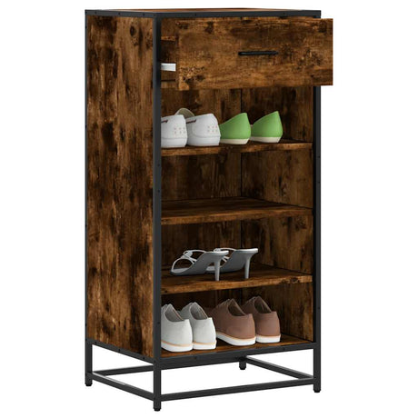 Vidaxx skostativ 48x38x97,5 cm forarbejdet træ, røget eg