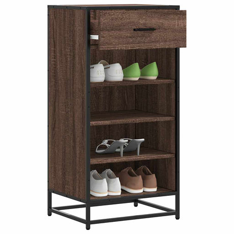 Vidaxx skohylde 48x38x97,5 cm færdigt træ, brun eg